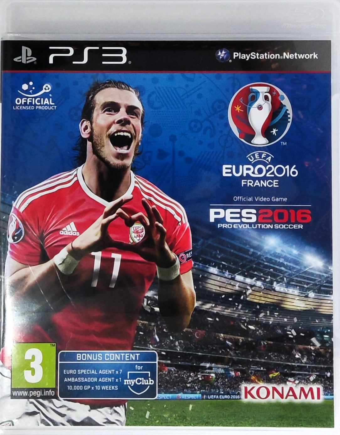 PS3 PES 2016 UEFA EURO 2016