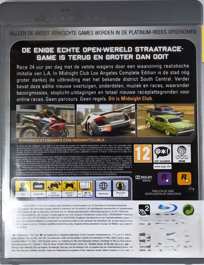 PS3 Midnight Club LA Édition complète (Platine)