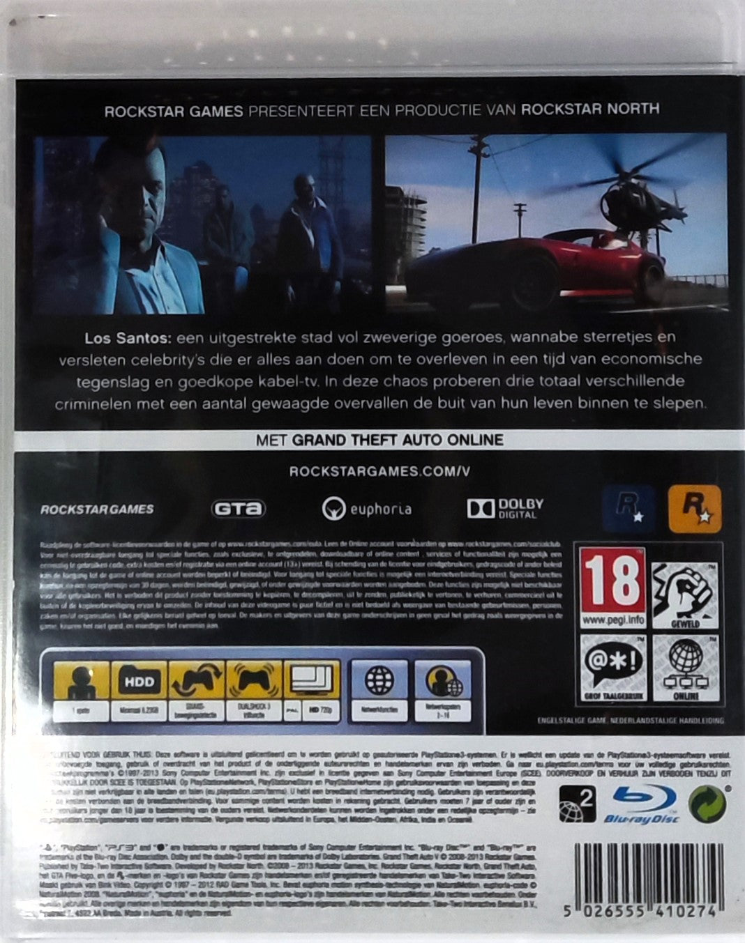 PS3 Grand Theft Auto V (GTA 5)