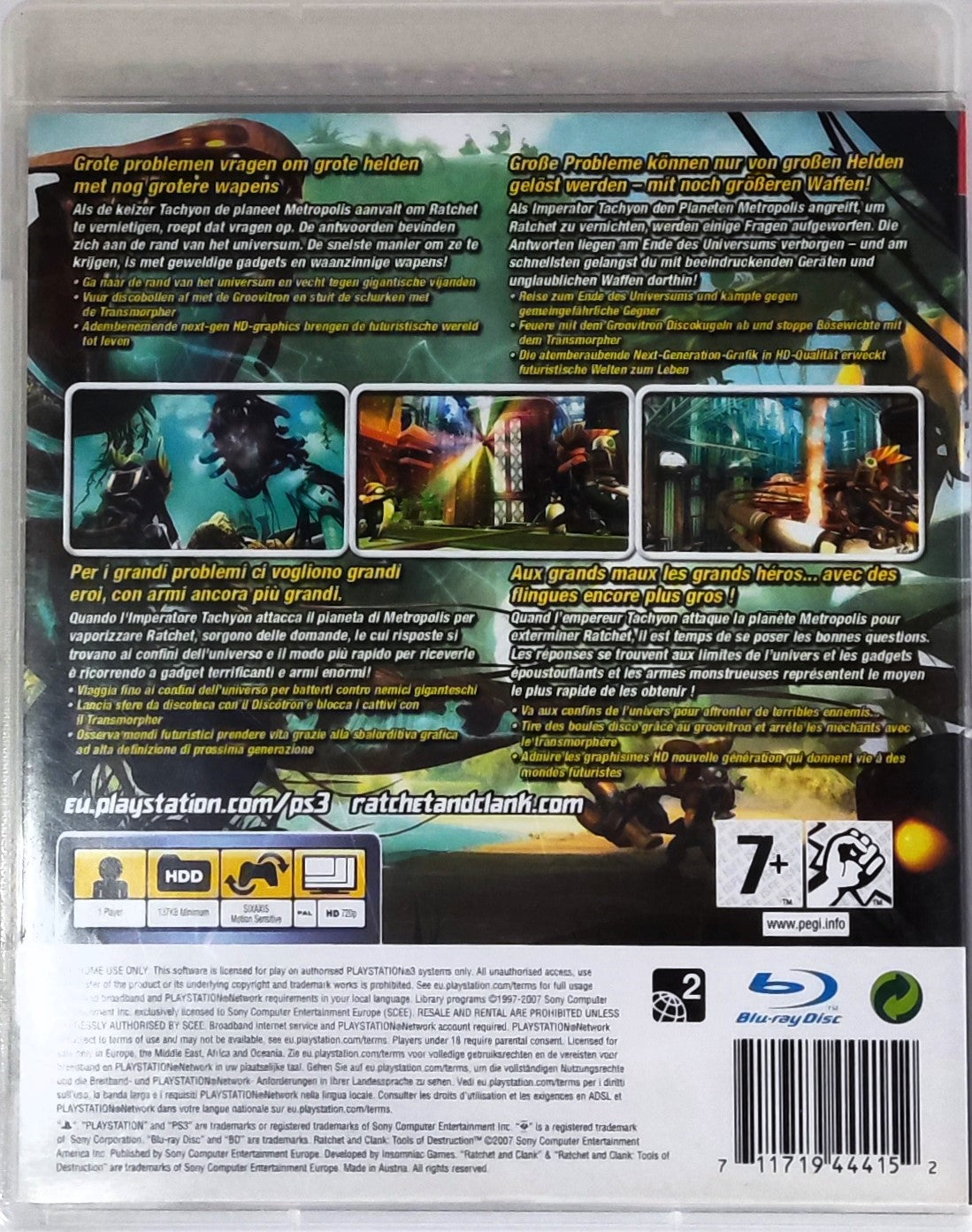 PS3 Ratchet & Clank Tools of Destruction