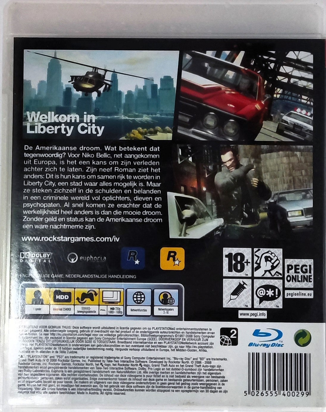 PS3 Grand Theft Auto IV (GTA 4)