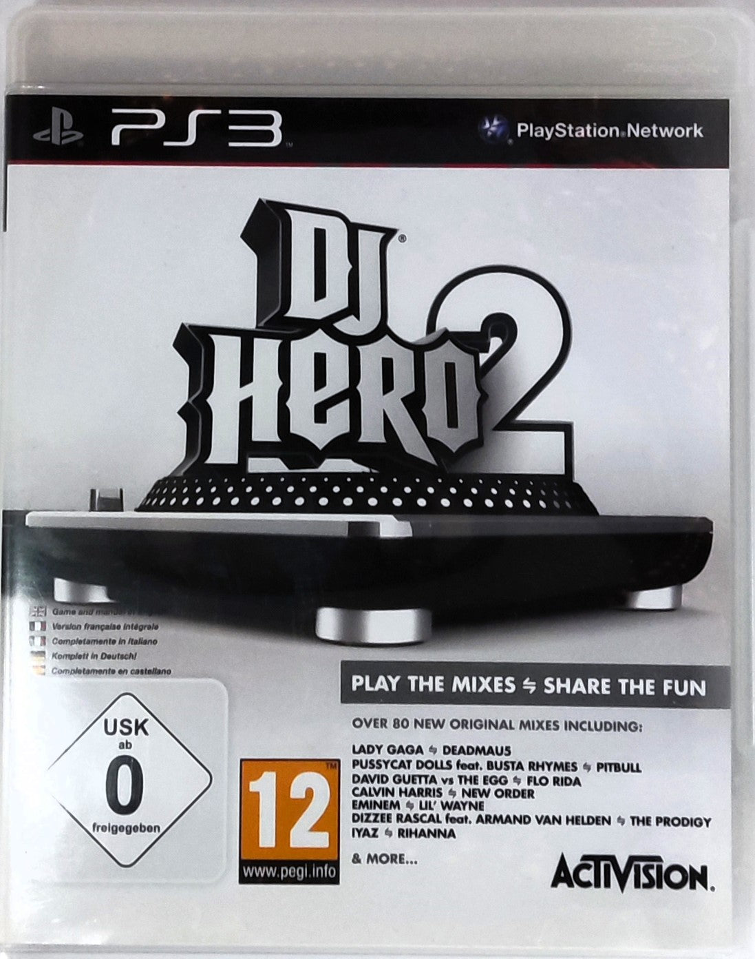 PS3 DJ Hero 2 (Game Only)