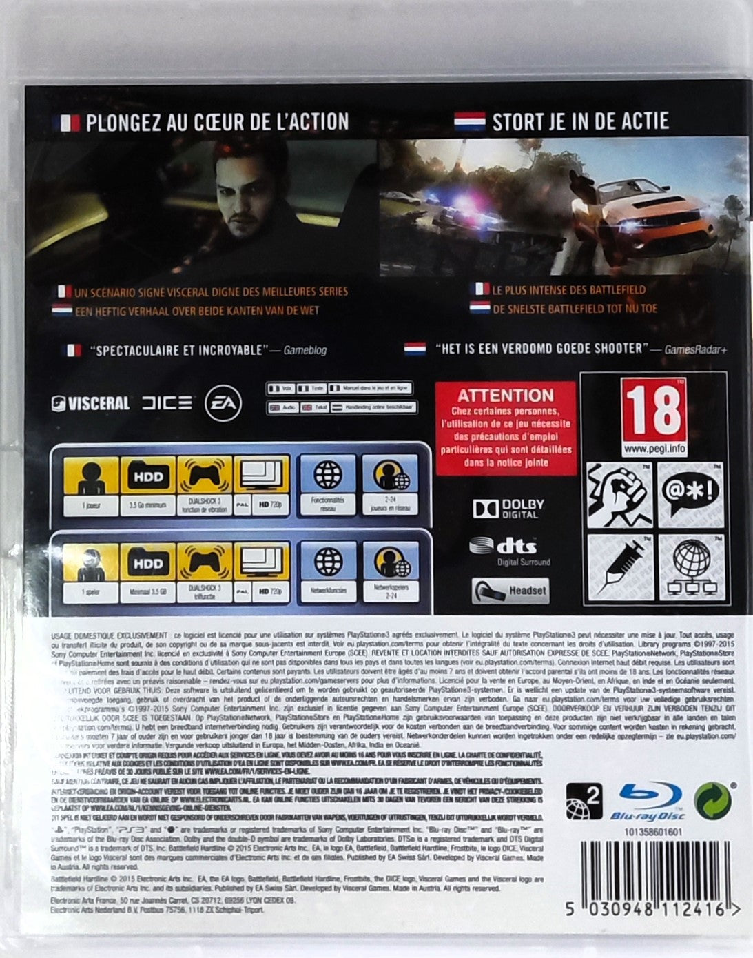 PS3 Battlefield Hardline