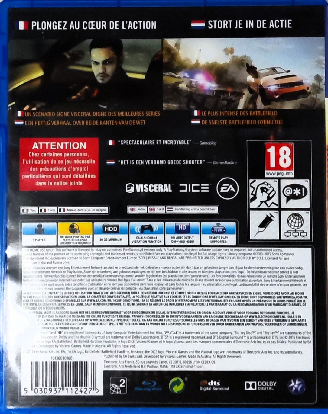 PS4 Battlefield Hardline