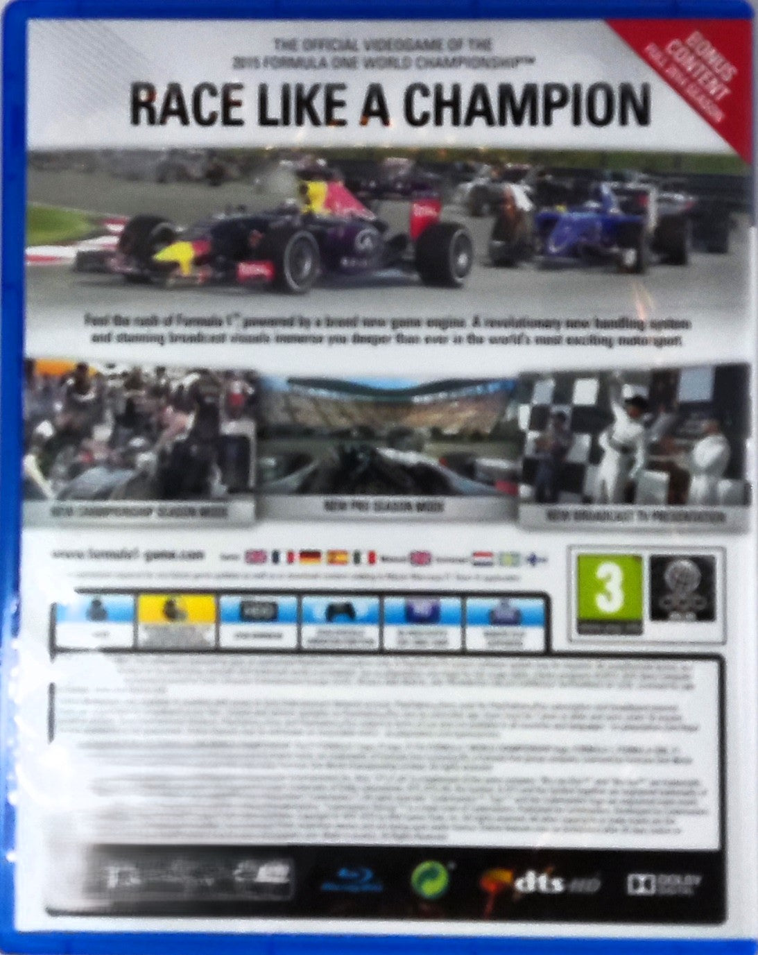 PS4 F1 2015