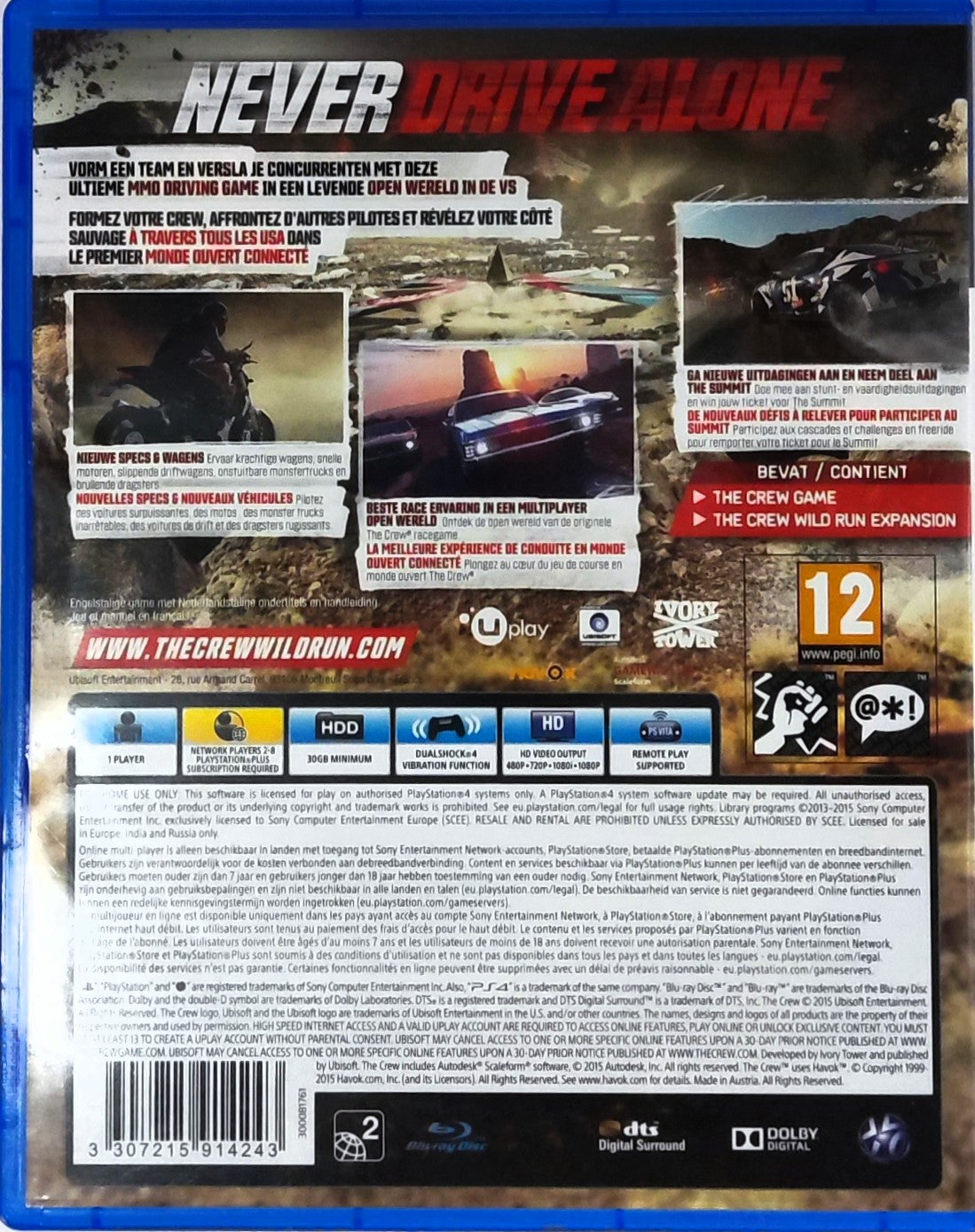 PS4 The Crew Wild Run Edition