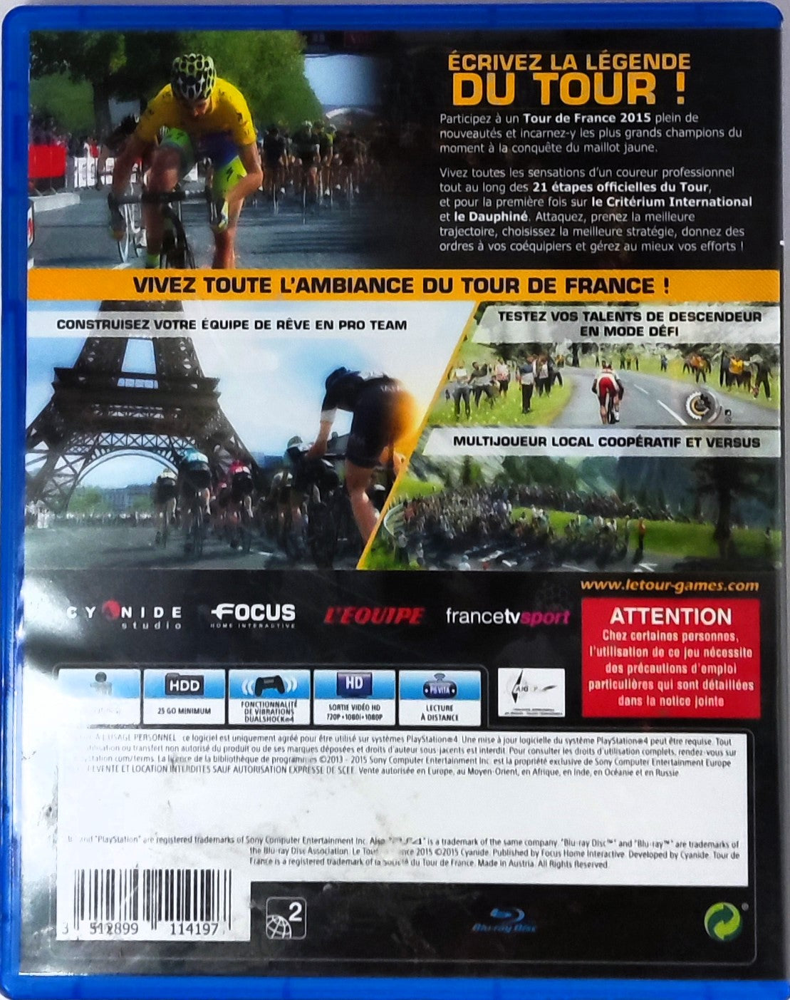 PS4 Tour de France 2015