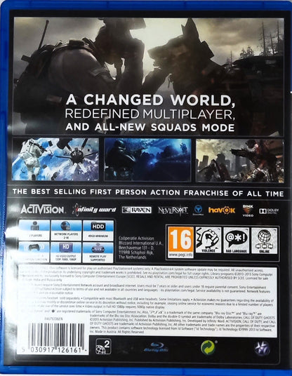 PS4 Call of Duty Ghosts
