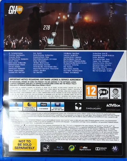 PS4 Guitar Hero Live!