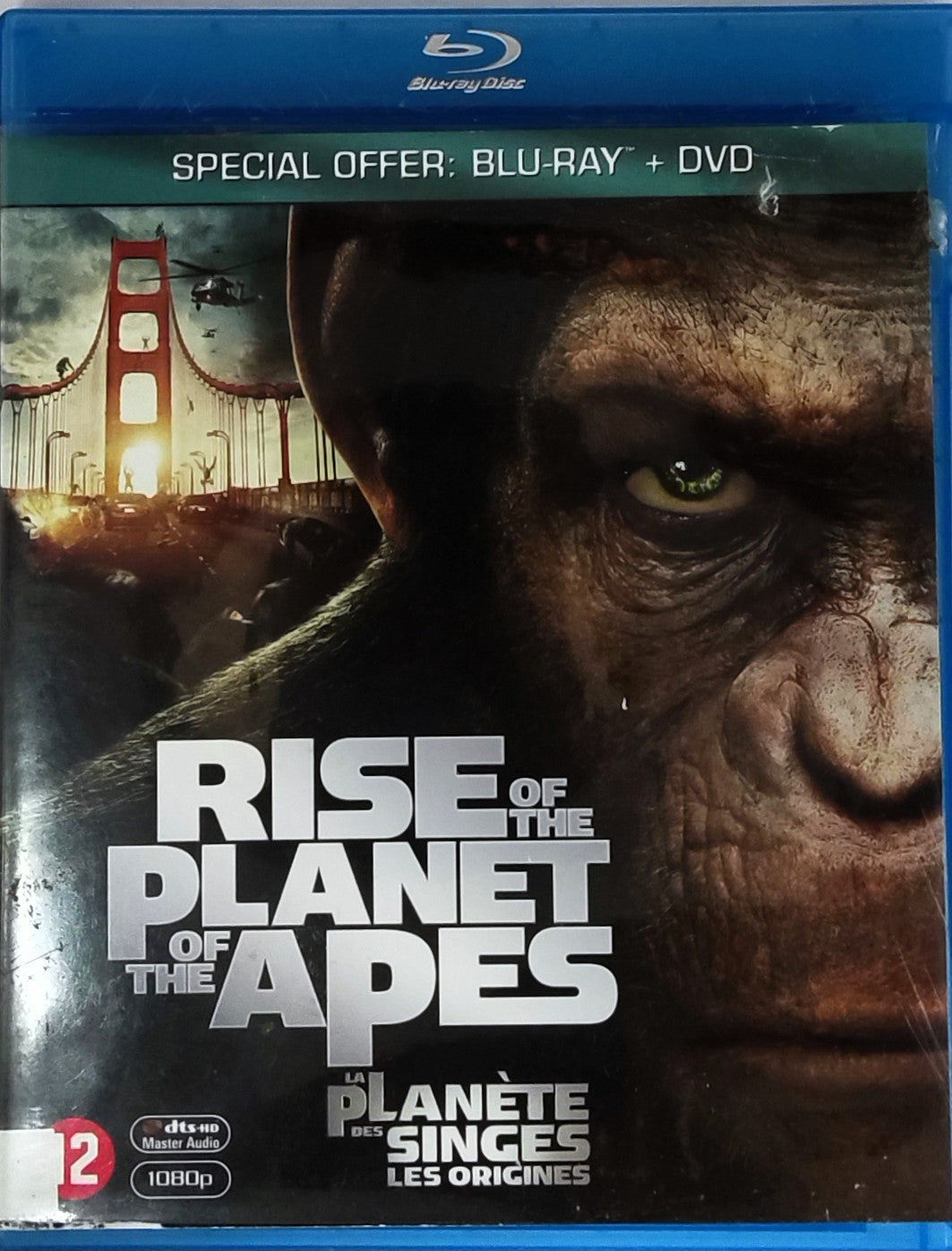 The Rise of The Planet of The Apes Blu-Ray + DVD