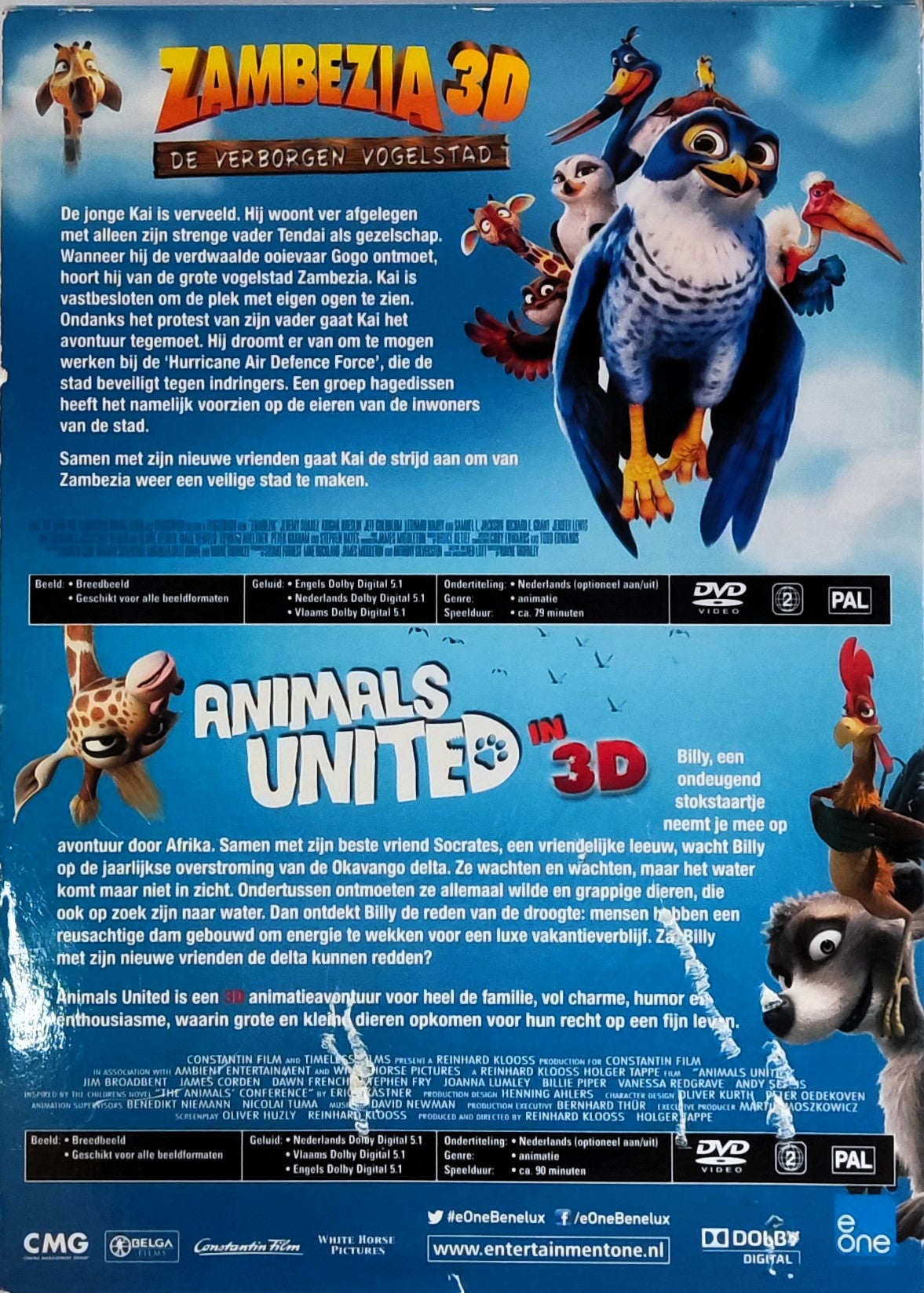 Zambezia De Verborgen Vogelstad 3D/ Animals United 3D