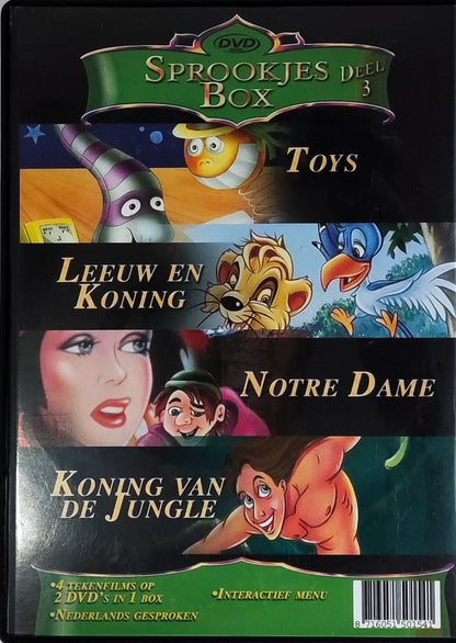 Coffret Contes de Fées Partie 3 4 dessins animés dans 1 coffret