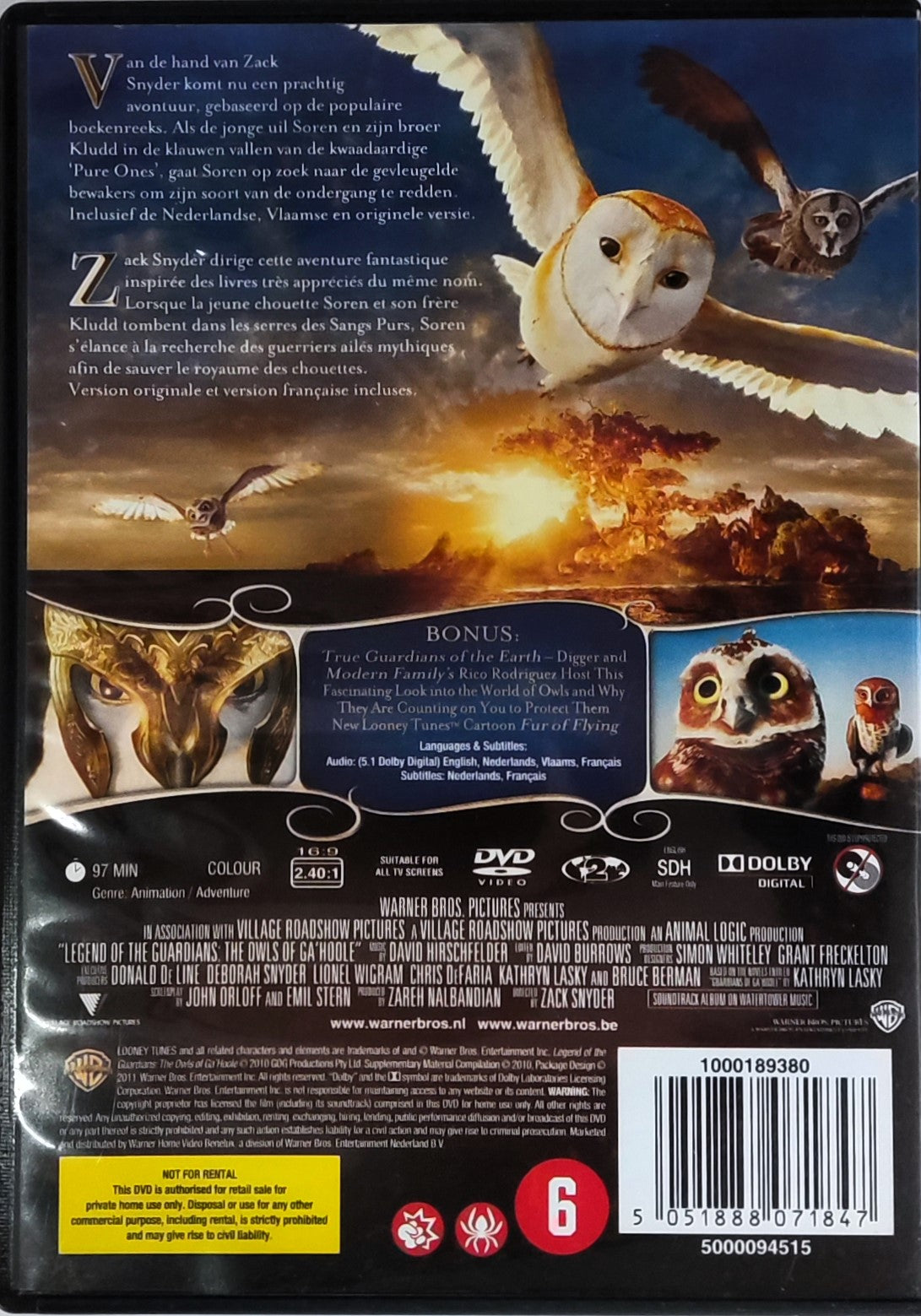 Legend of Te Guardians The Owls of Ga'Hoole