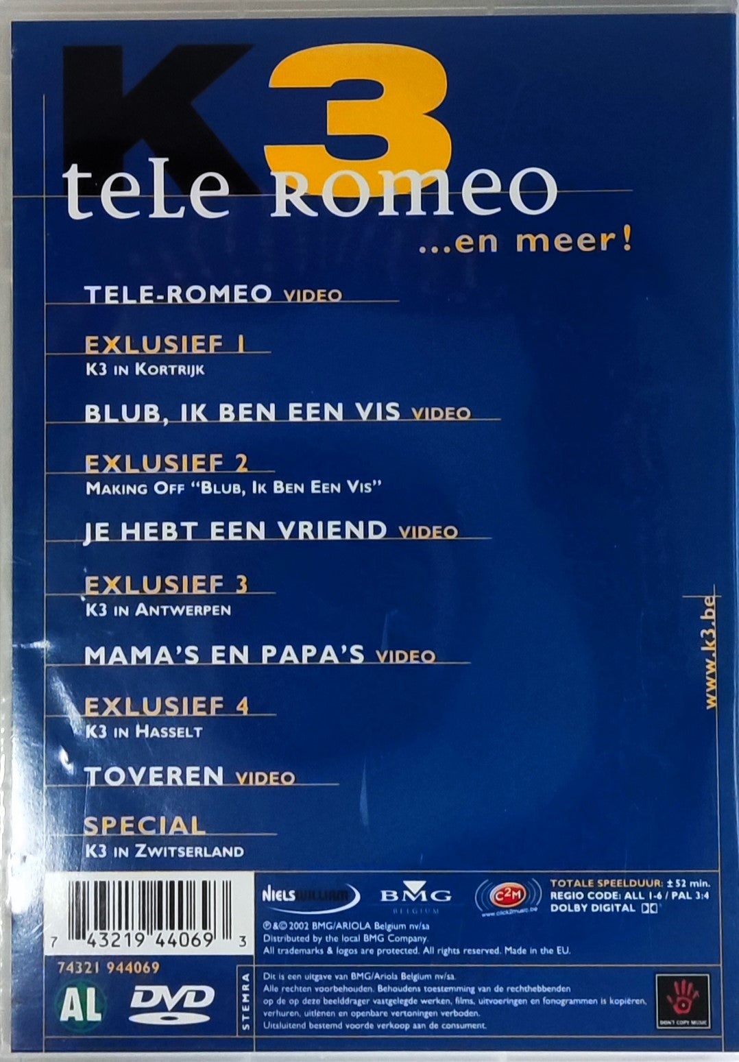 K3 Tele-Romeo.... en Meer