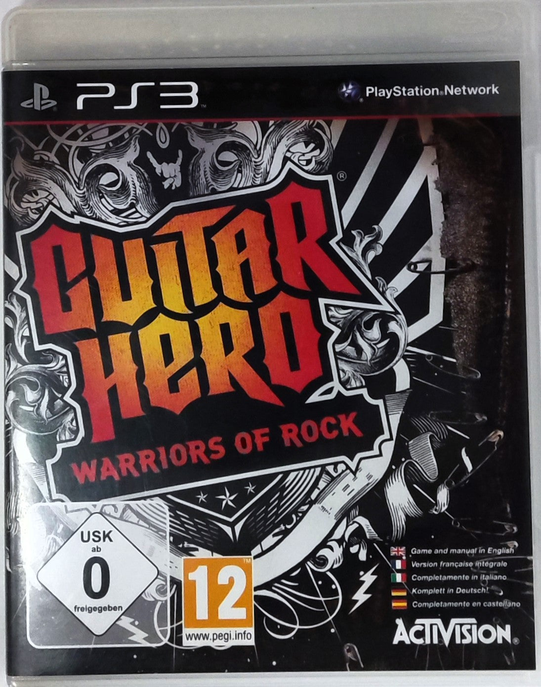 PS3 Guitar Hero Warriors of Rock (jeu uniquement)