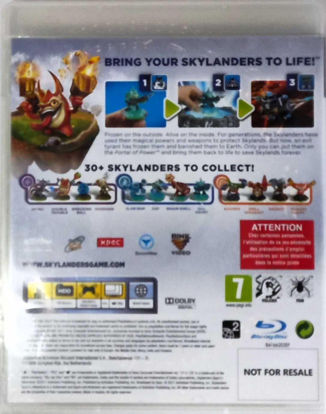 PS3 Skylanders Spyro's Adventure (Game Only)