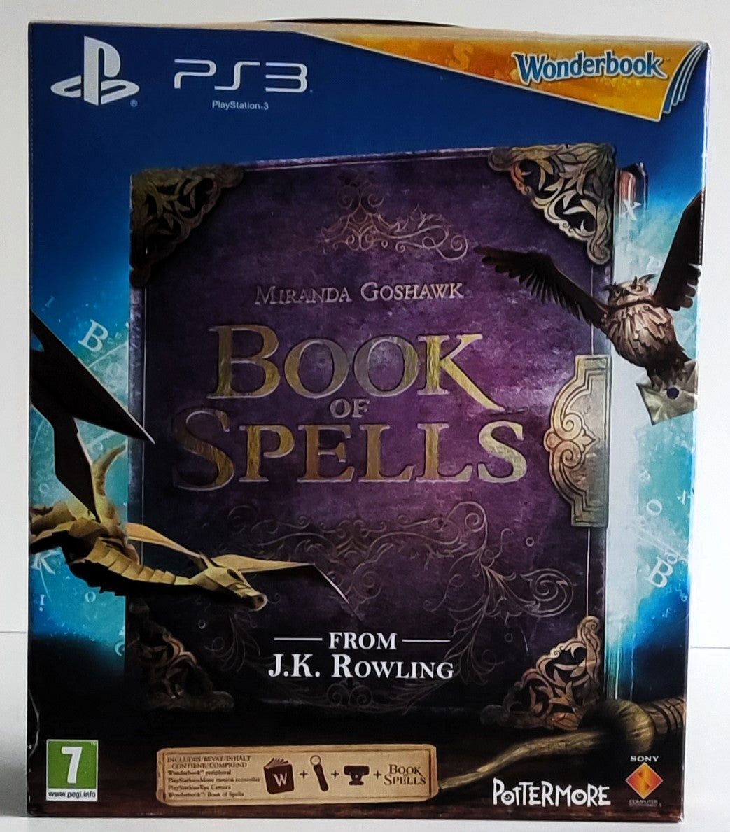 Playstation 3 PS3 Wonderbook Book of Spells Bundel