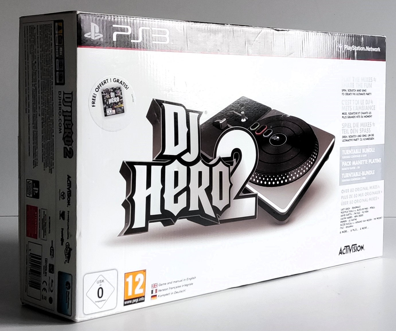 Playstation 3 PS3 DJ Hero 2 Bundel