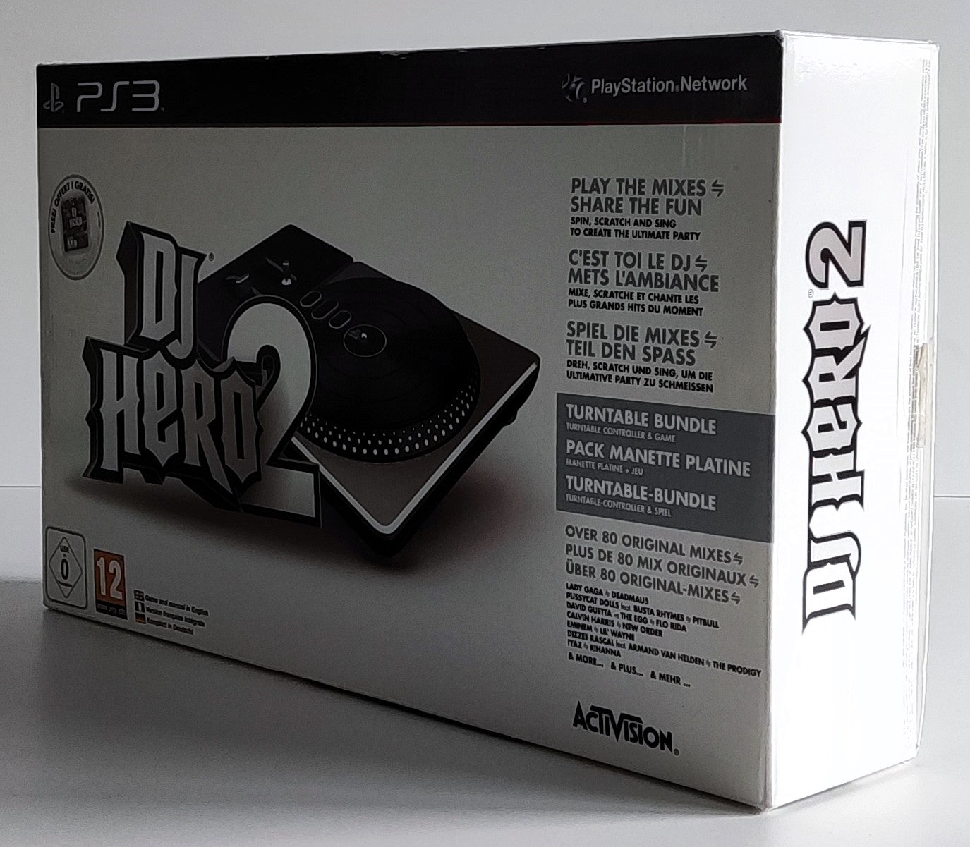 Playstation 3 PS3 DJ Hero 2 Bundel