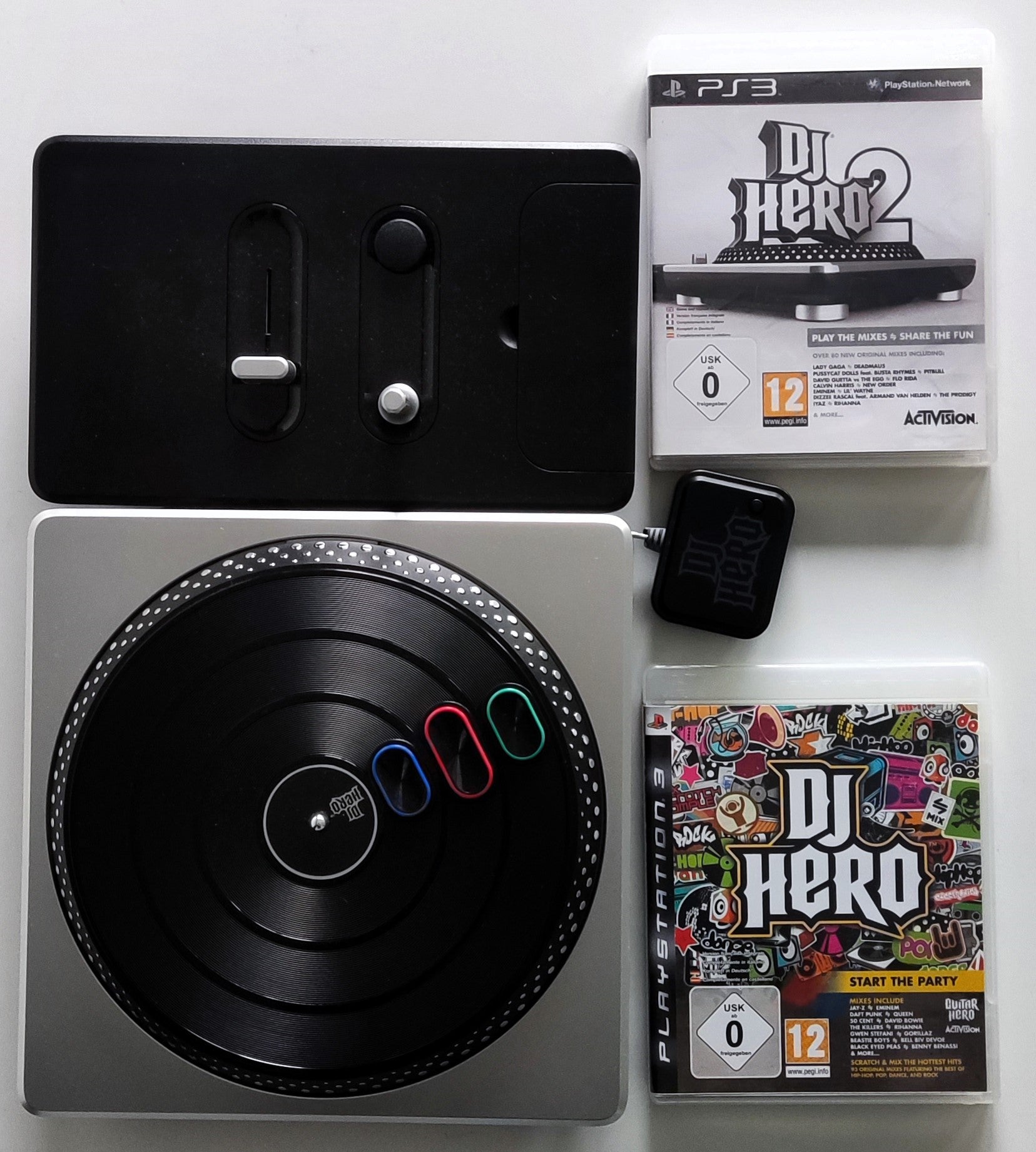 Playstation 3 PS3 DJ Hero 2 Bundel