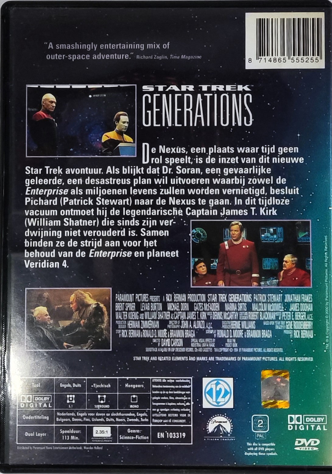 Star Trek Generations Widescreen Collection