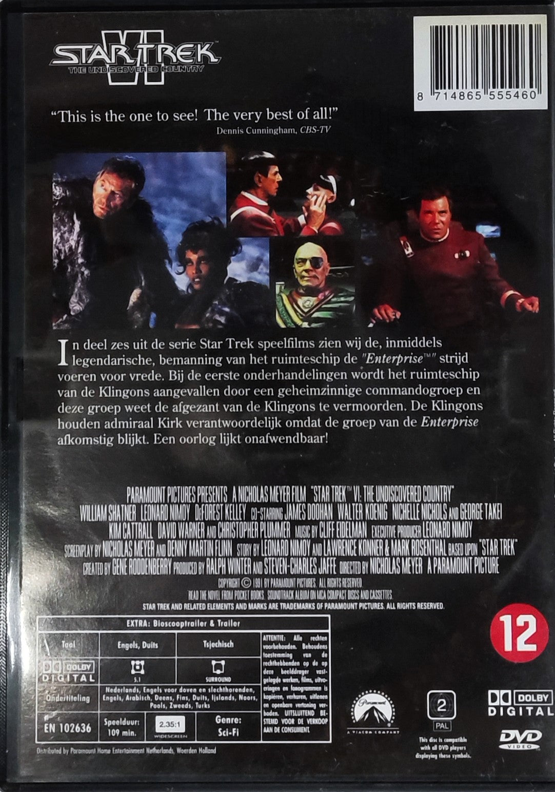 Star Trek VI The Undiscovered Country Widescreen Collection