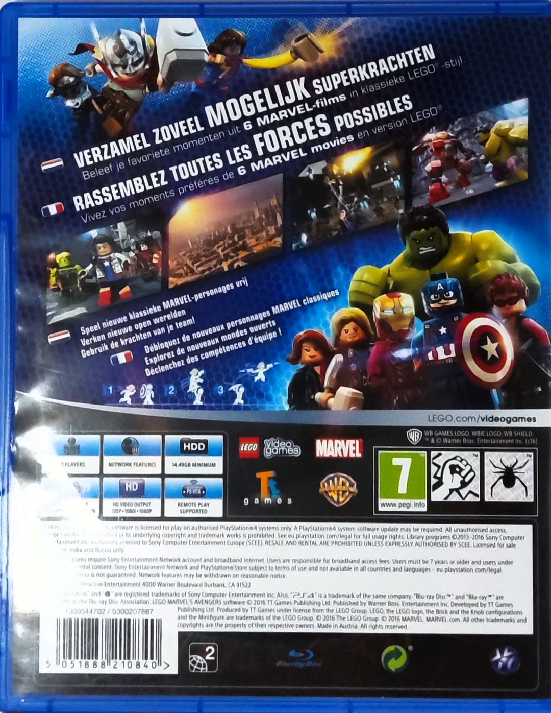 PS4 Lego Marvel Avengers