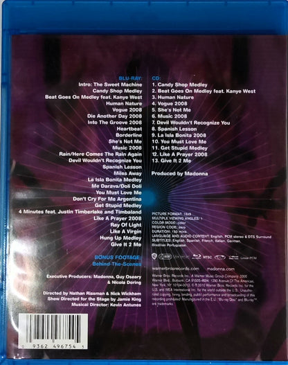 Madonna Sticky Sweet Tour Blu-Ray + CD
