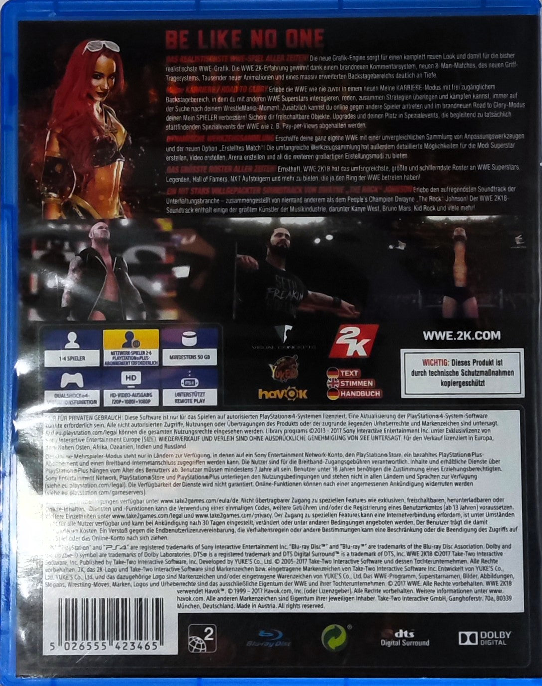 PS4 WWE 2K18