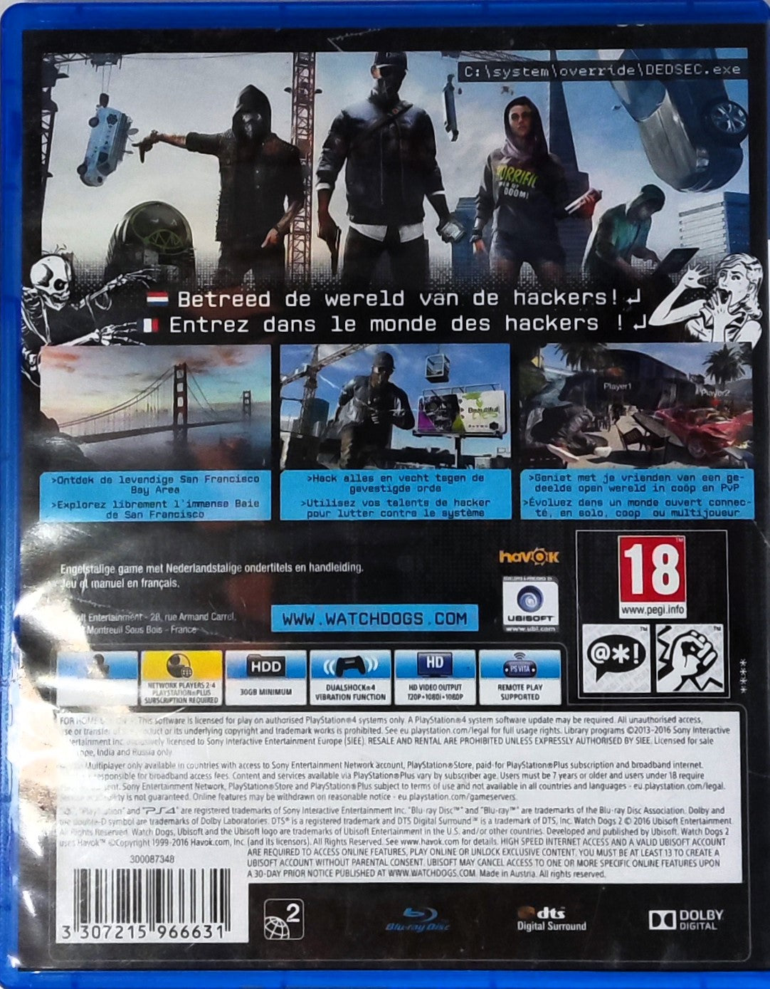 PS4 Watch Dogs 2