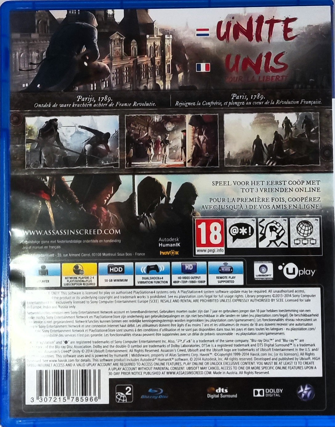 PS4 Assassin's Creed Unity