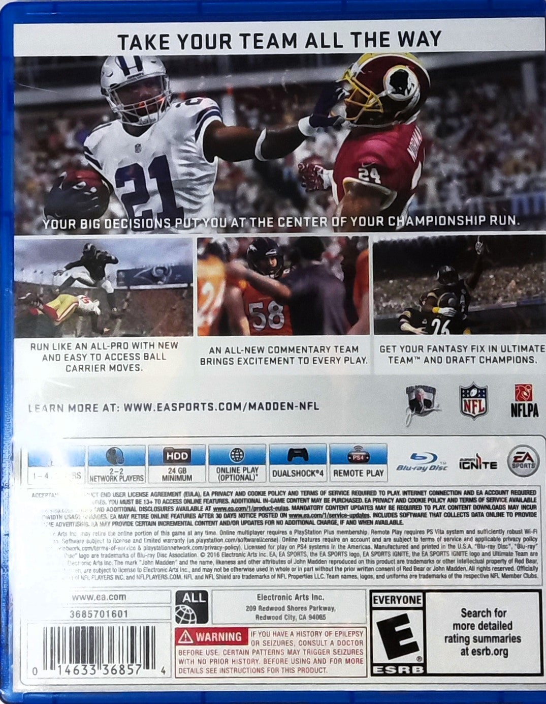 PS4 Madden NFL 17