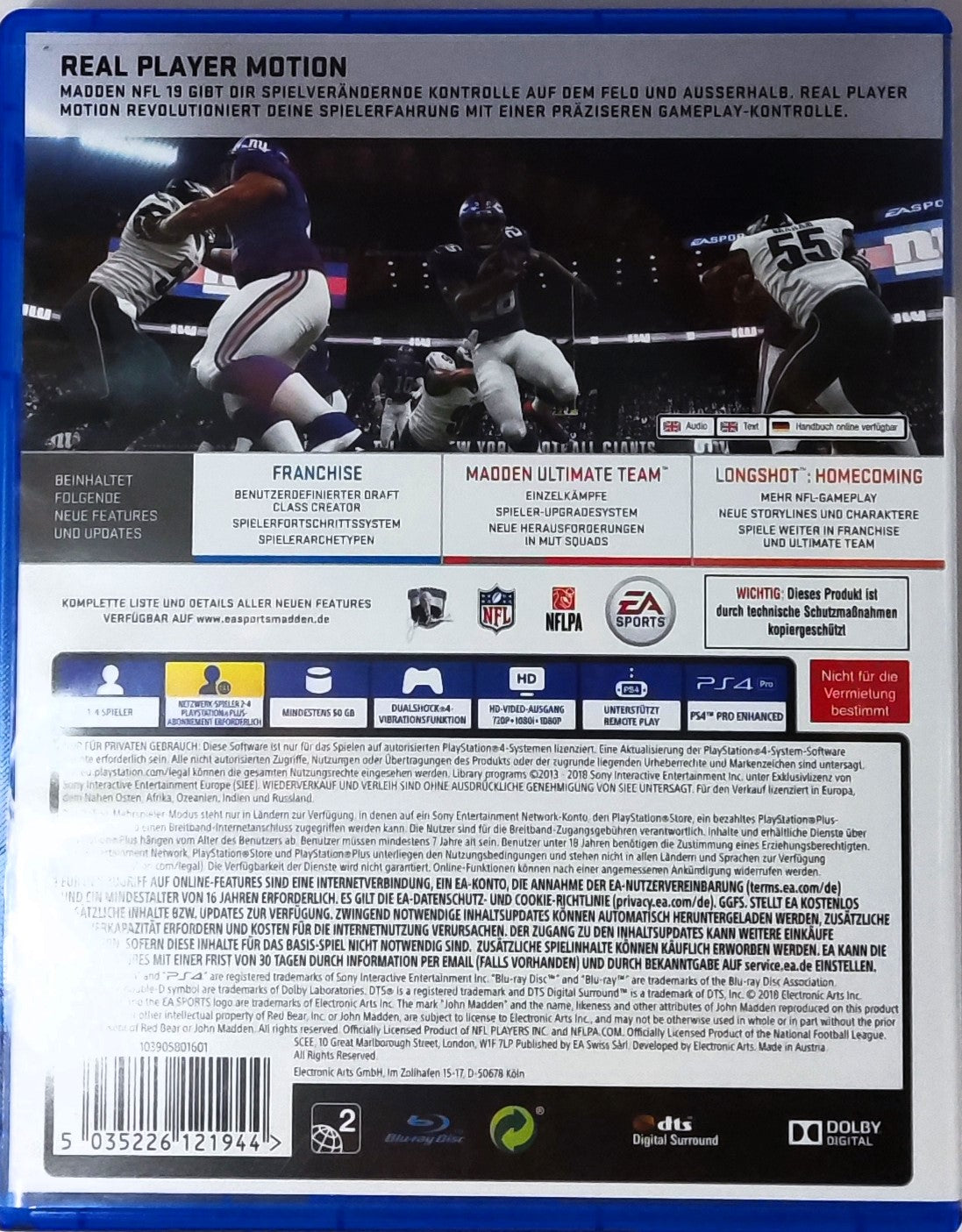 PS4 Madden NFL 19