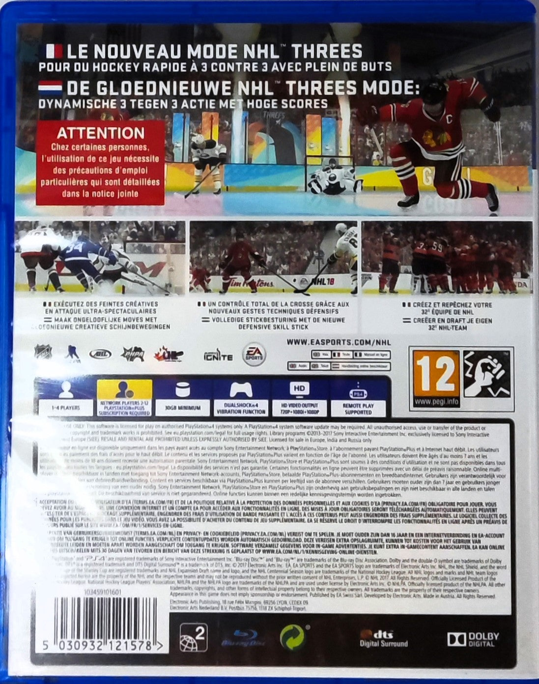 PS4 NHL 18