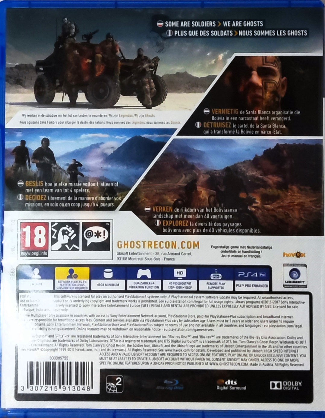 PS4 Ghost Recon Wildlands