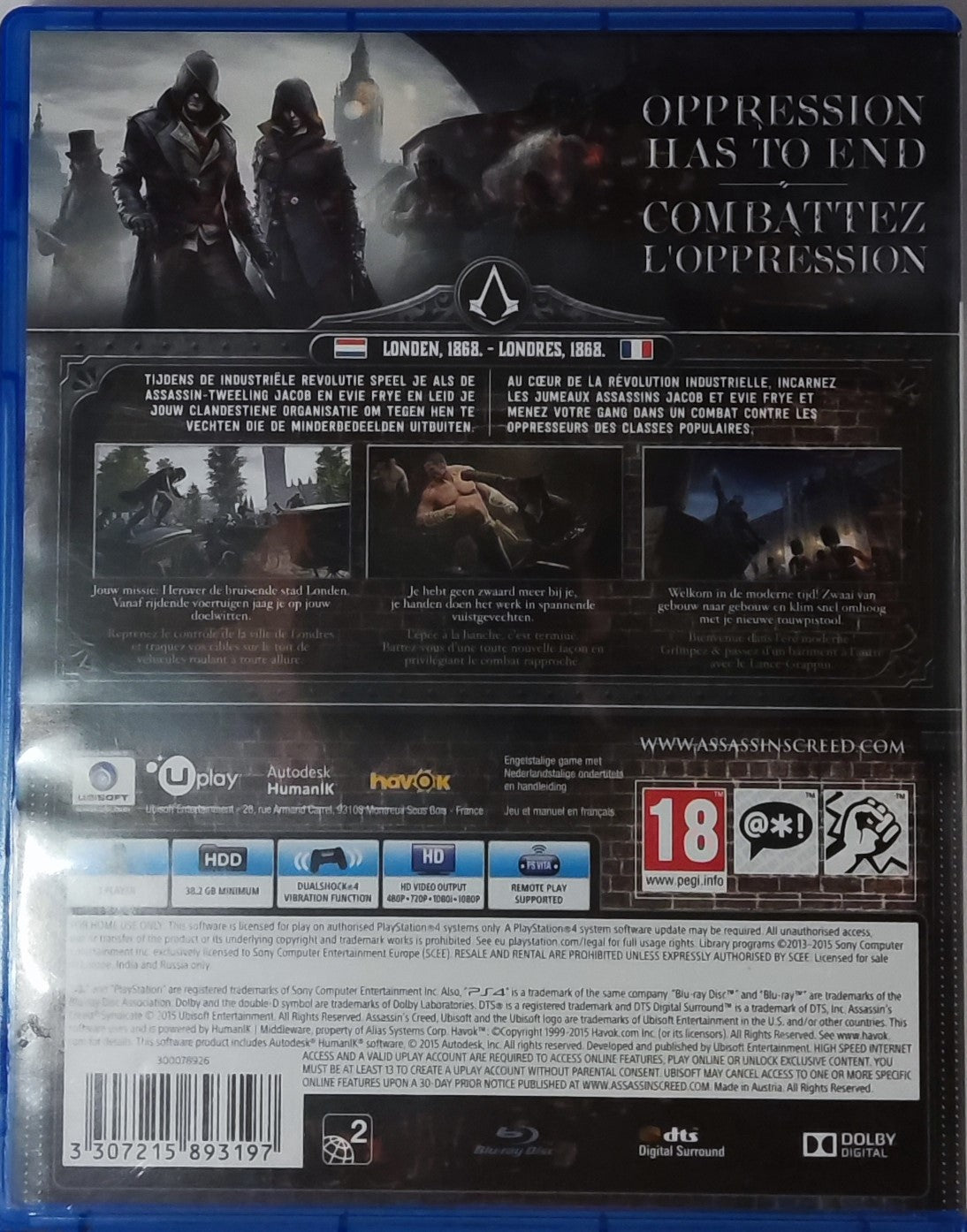 PS4 Assassin's Creed Syndicate