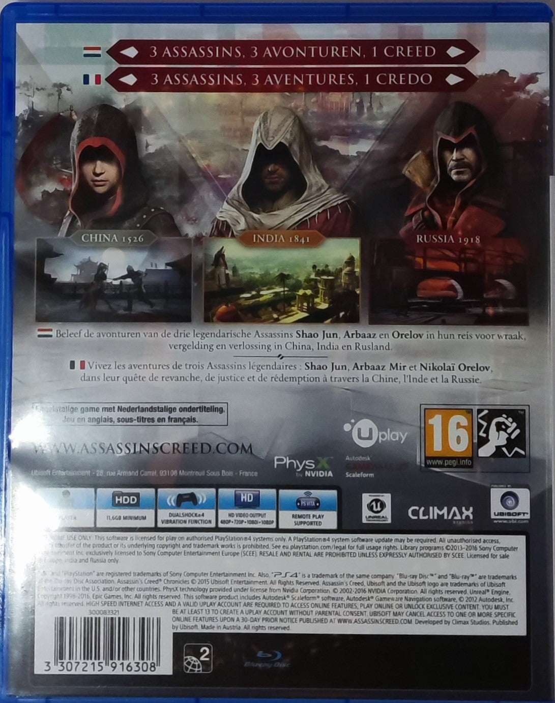 PS4 Assassin's Creed Chronicles