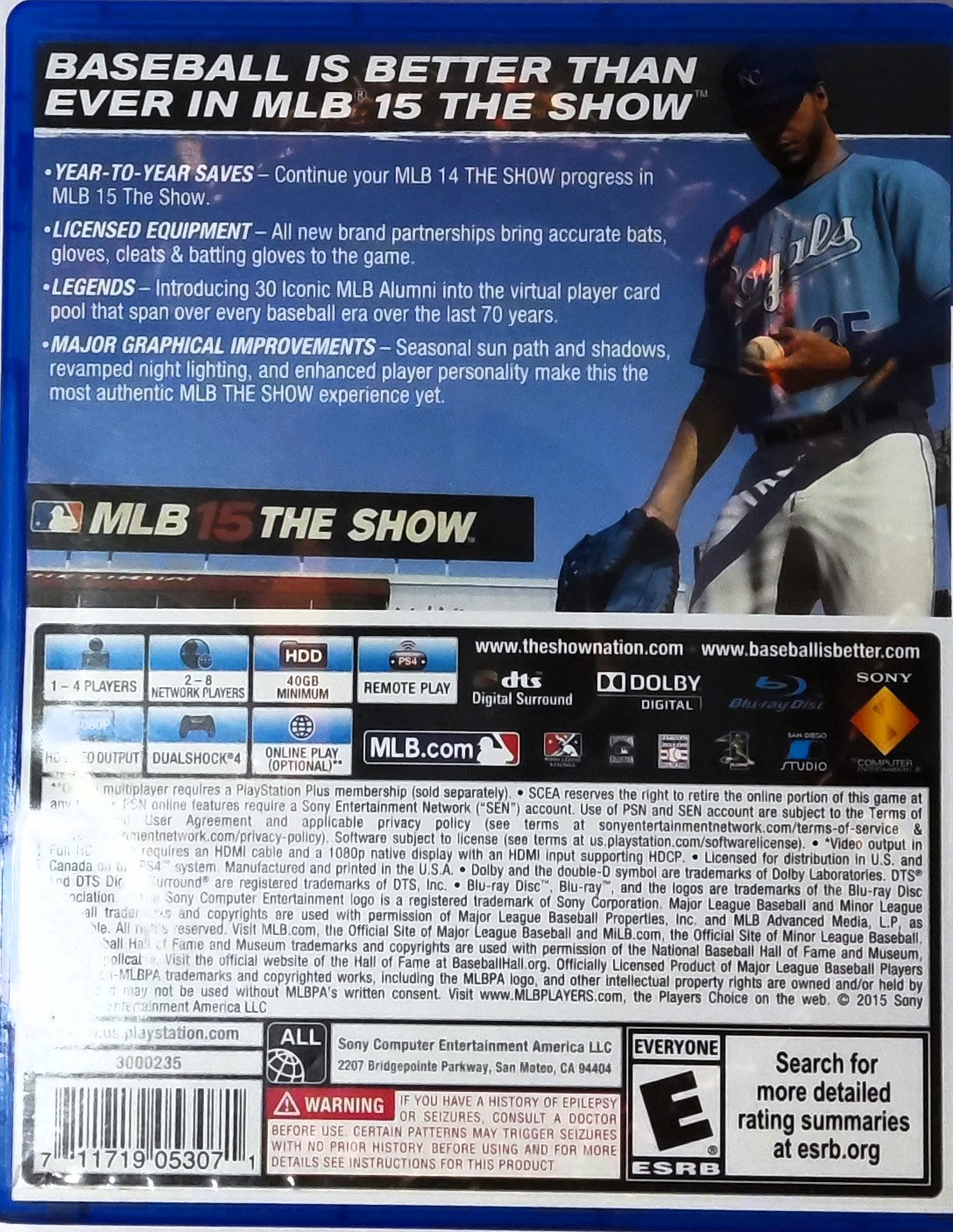 PS4 MLB 15 The Show