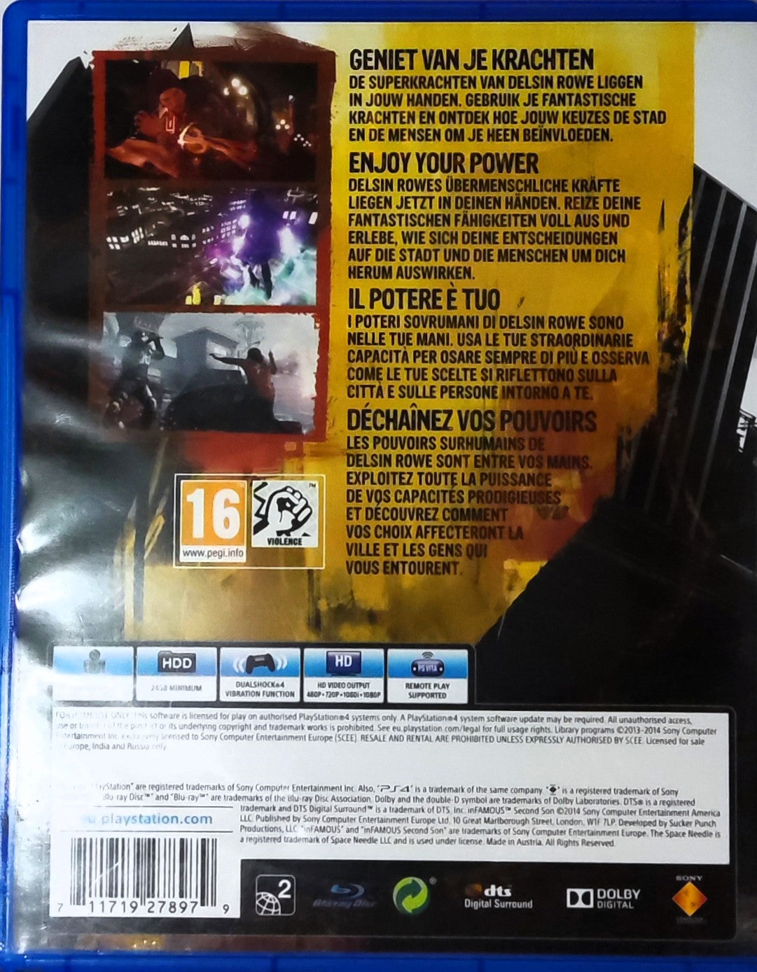 PS4 Infamous Second Son