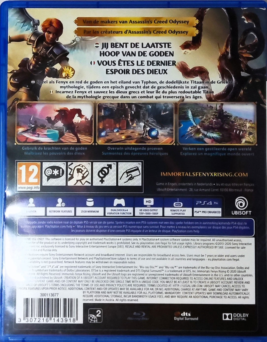 PS4 Immortals Fenyx Rising
