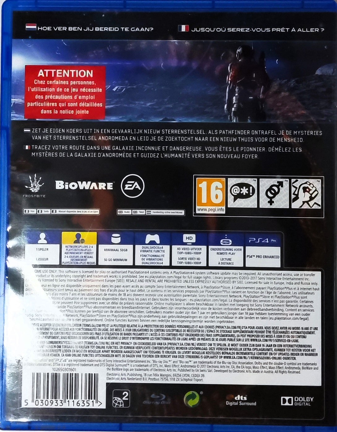 PS4 Mass Effect Andromeda