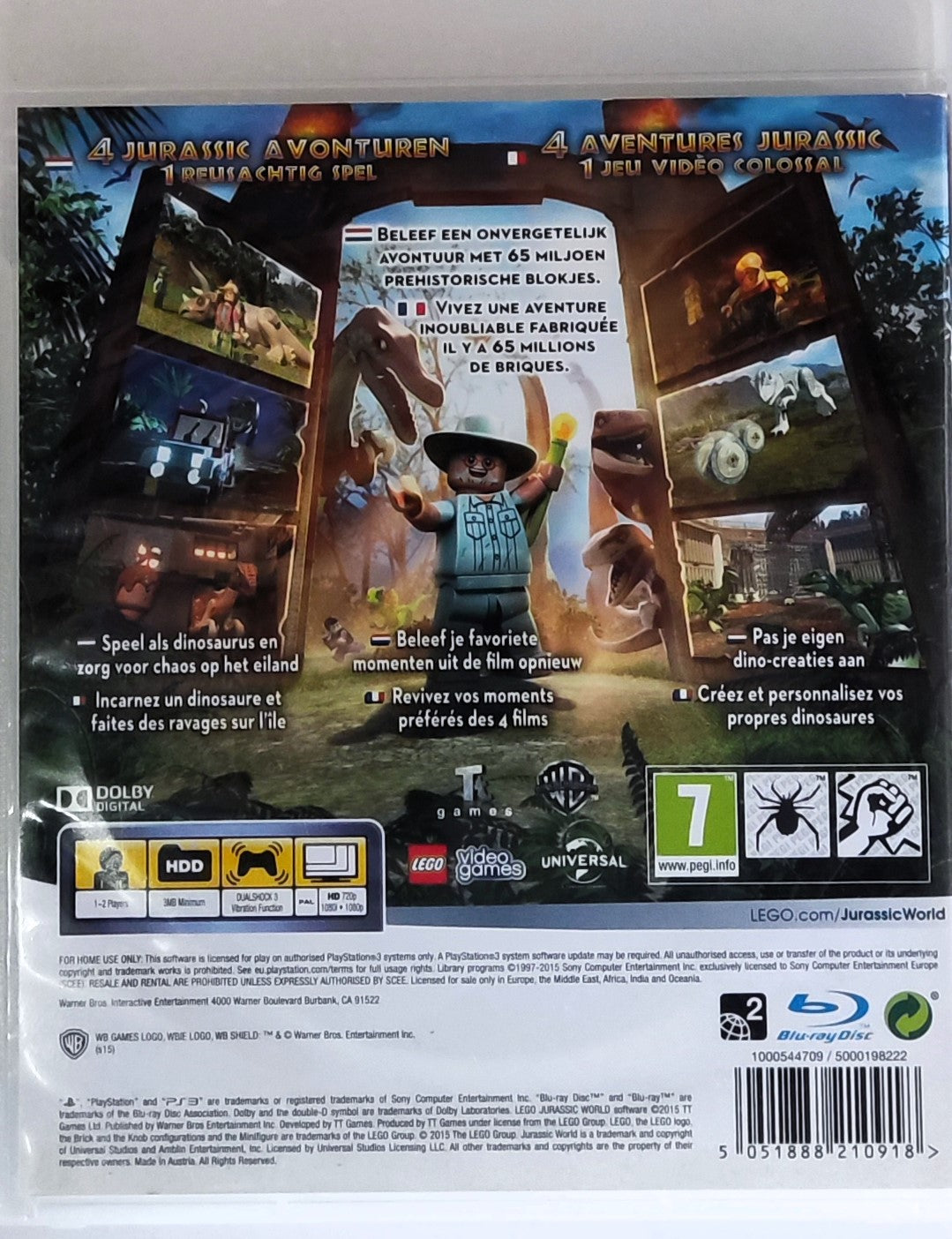 PS3 Lego Jurassic World