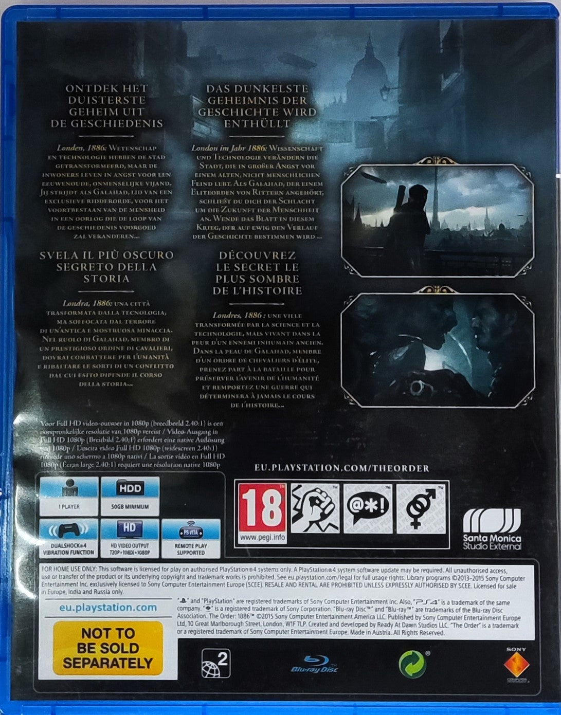 PS4 The Order 1886