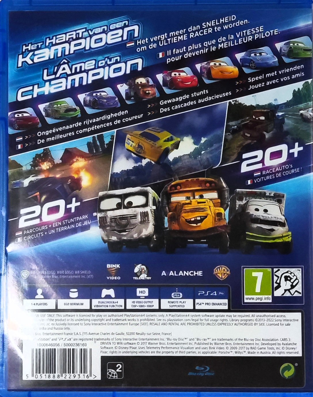 PS4 Cars 3 Vol Gas voor De Winst