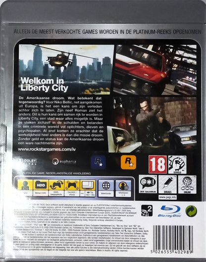 PS3 Grand Theft Auto IV GTA 4 (Platine)
