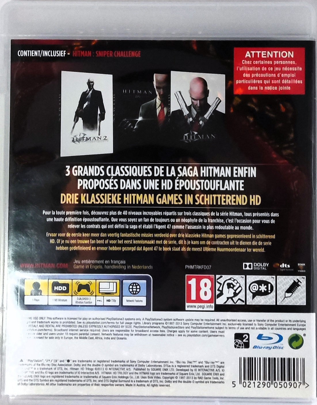 PS3 Hitman HD Trilogy