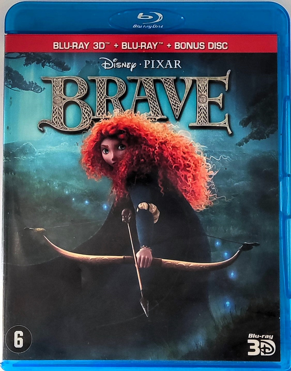 Brave Blu Ray 3D + Bonus Disc