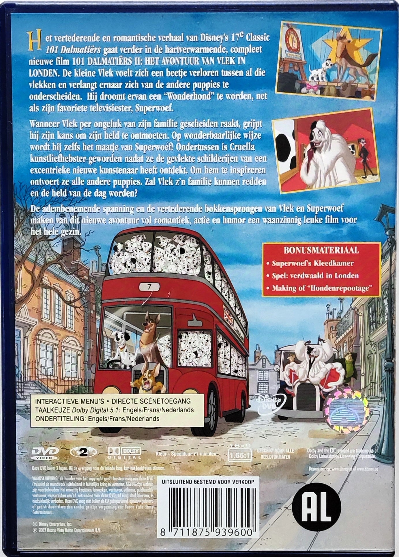 101 Dalmatiers 2 Het Avontuur van Vlek in Londen