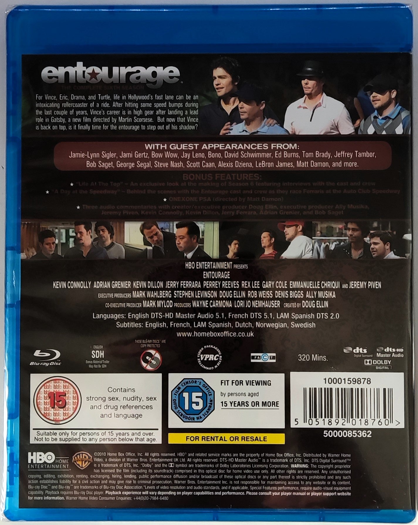 Entourage The Complete Sixth Season (NIEUW)