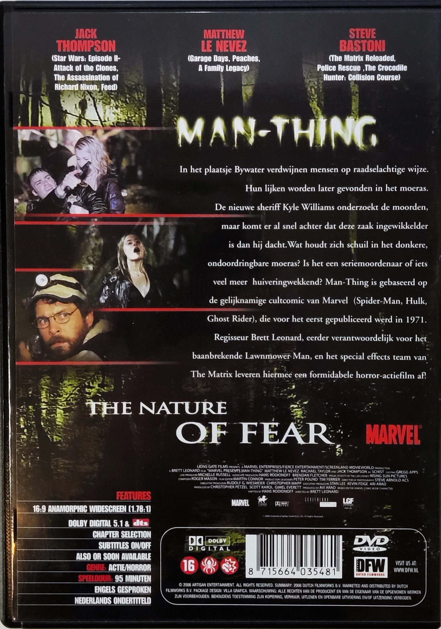 Man-Thing The Nature of Fear